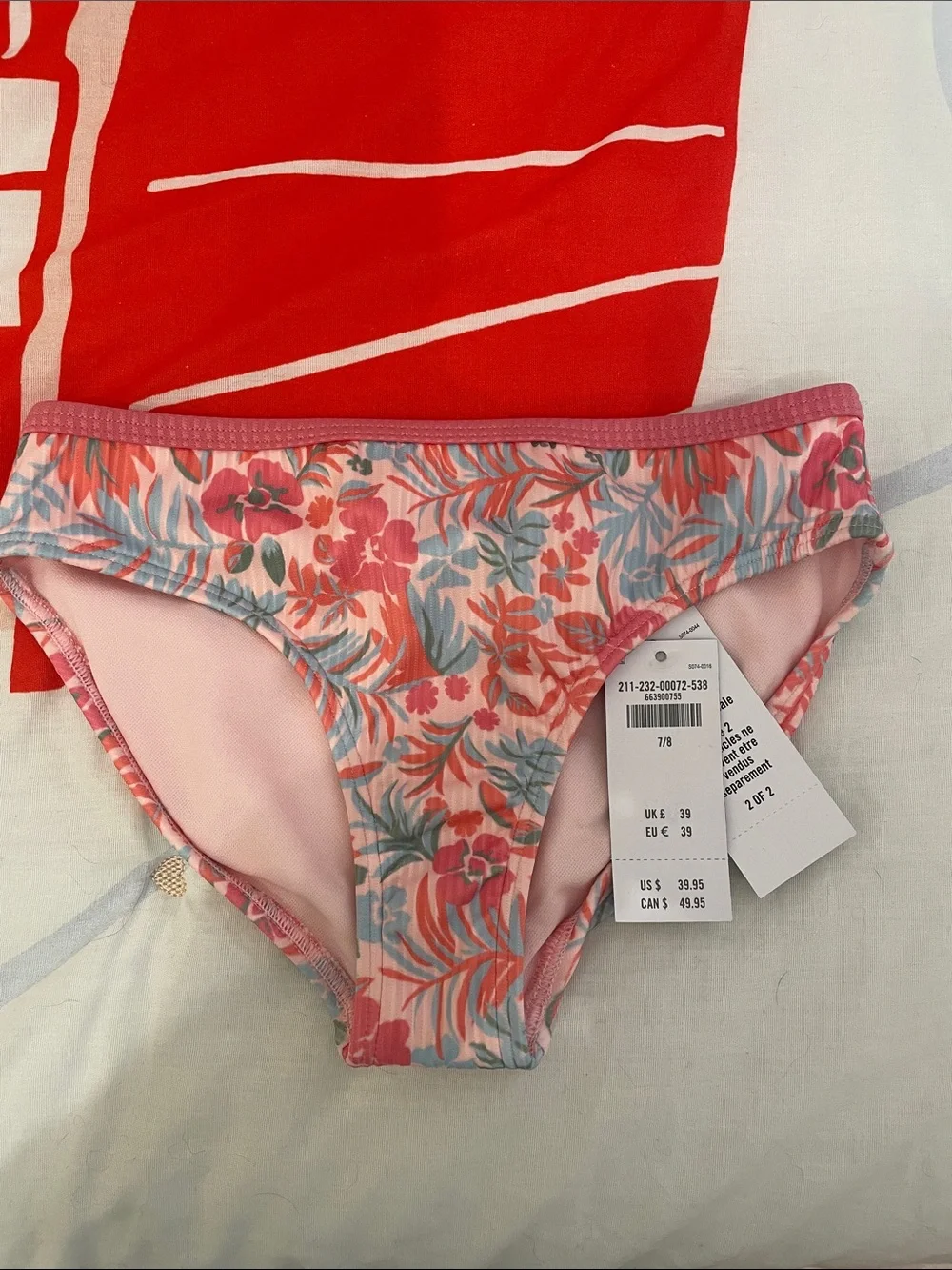Girls 7/8 Bikini Set